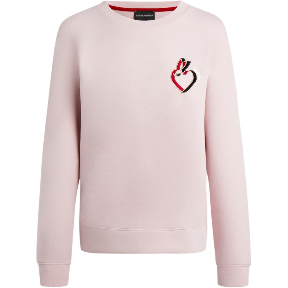 

EMPORIO ARMANI Толстовка SS25 женская розовая