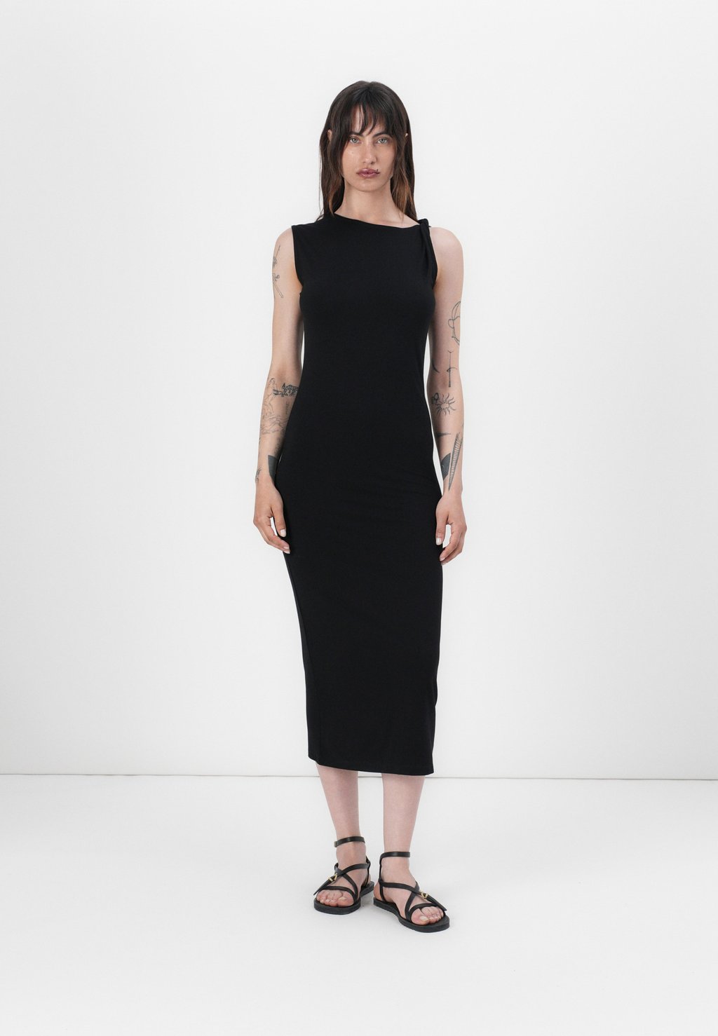 

Платье из джерси FELICITY MIDI DRESS Barbour International, черный