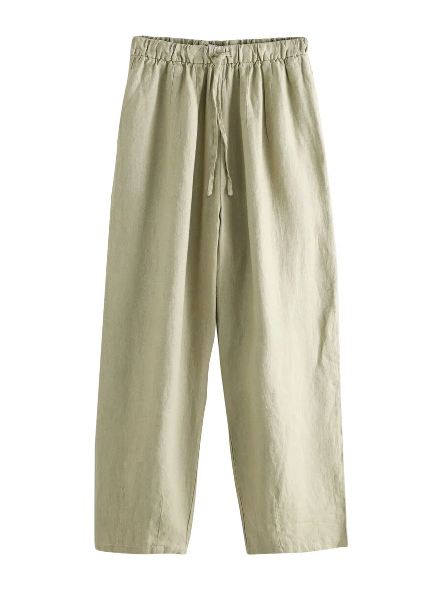 Брюки Next Barrel Pants 'N. Premium' пастельно-зеленого цвета