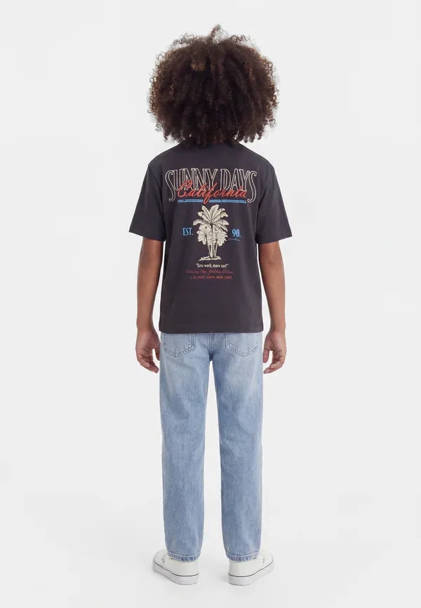 Футболка Jorvintage с тропическим принтом для серфинга Jack & Jones Junior — фото 2