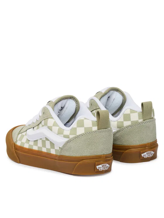 Кеды Knu Skool Vans, зеленый — фото 3