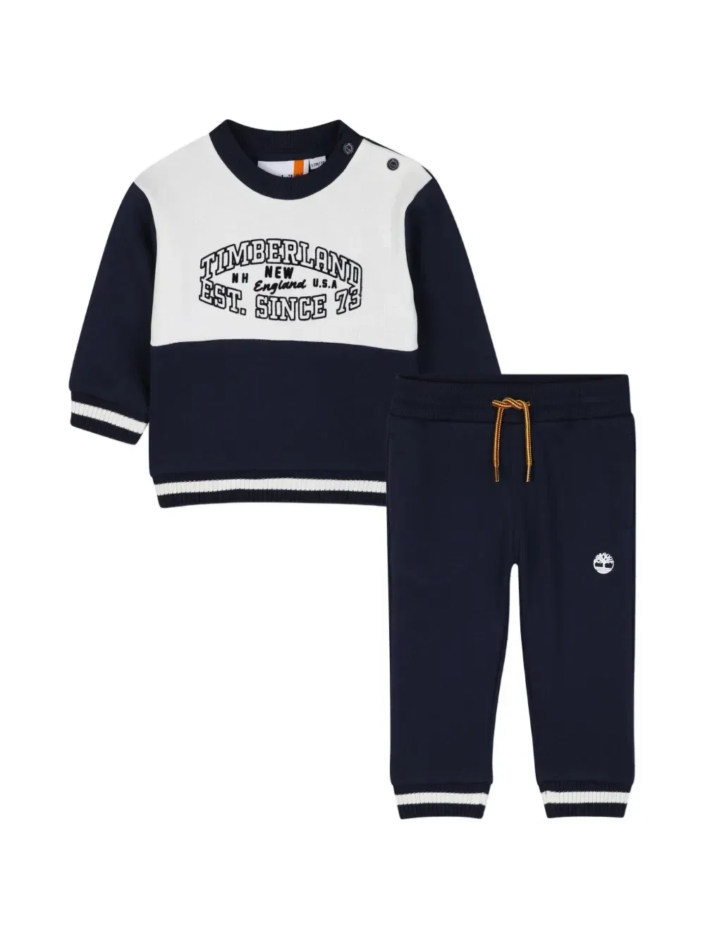 Спортивный костюм с логотипом Timberland Kids, синий