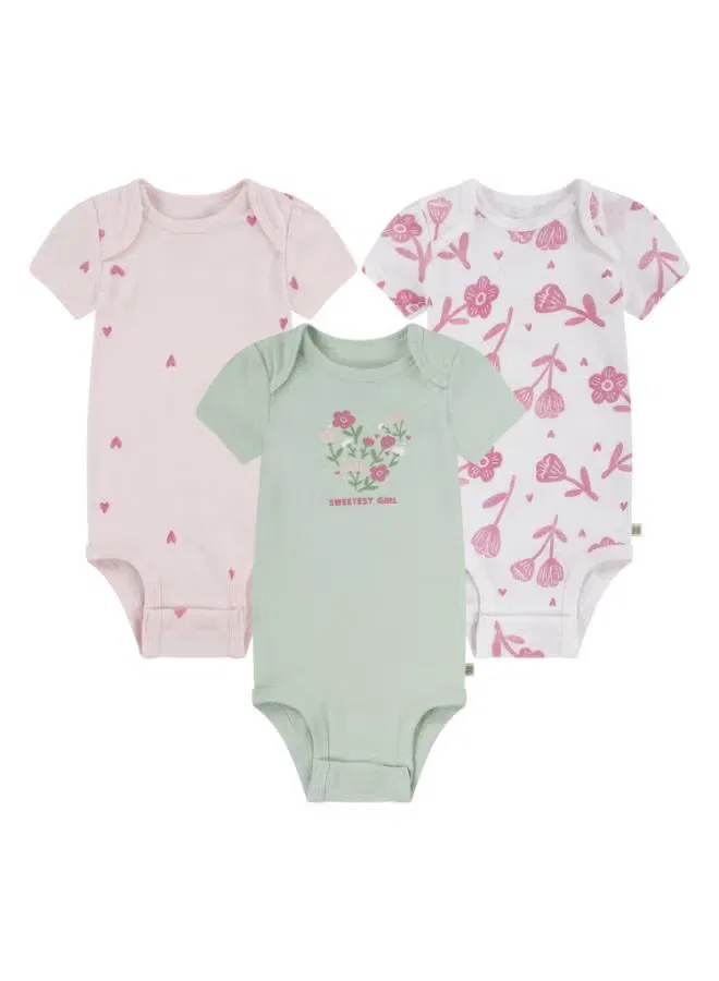 Боди-комбинезон комплект 3 шт Huggies, зеленый