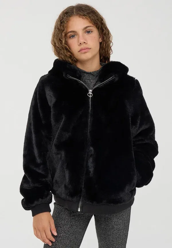 Куртка легкая утепленная Bomber jacket Terranova, черный — фото 2