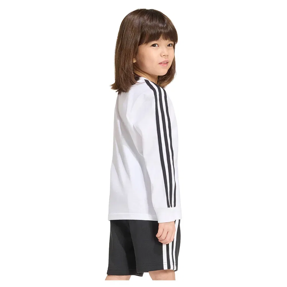 Футболка с длинным рукавом 3 Stripes Top Adidas Originals, белый — фото 2