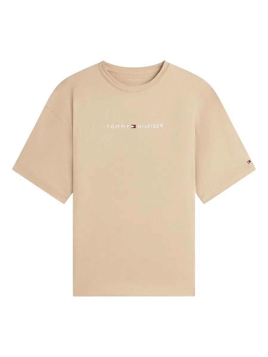 Футболка TOMMY HILFIGER светло-коричневого цвета