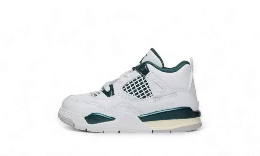 Детские кроссовки в ретро-стиле Air Jordan 4 Retro Oxidized Green Nike, Schwarz