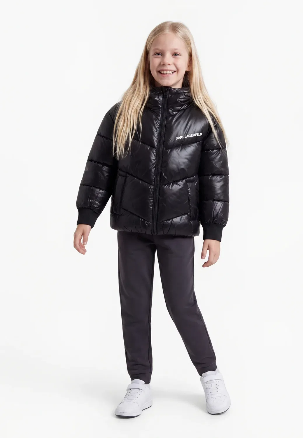 Пуховая куртка - зимняя куртка Karl Lagerfeld Kids, Black