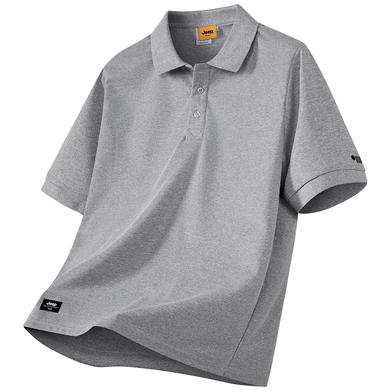 Детское поло с коротким рукавом Jeep Leisure Collection, Gray