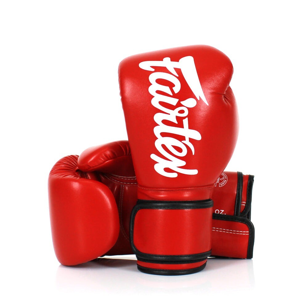 

Детские перчатки для бокса Fairtex Microfiber, 4 oz., красный
