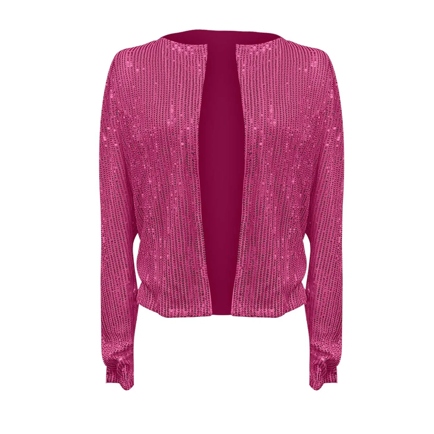 Женская куртка с пайетками, Rosa Intenso