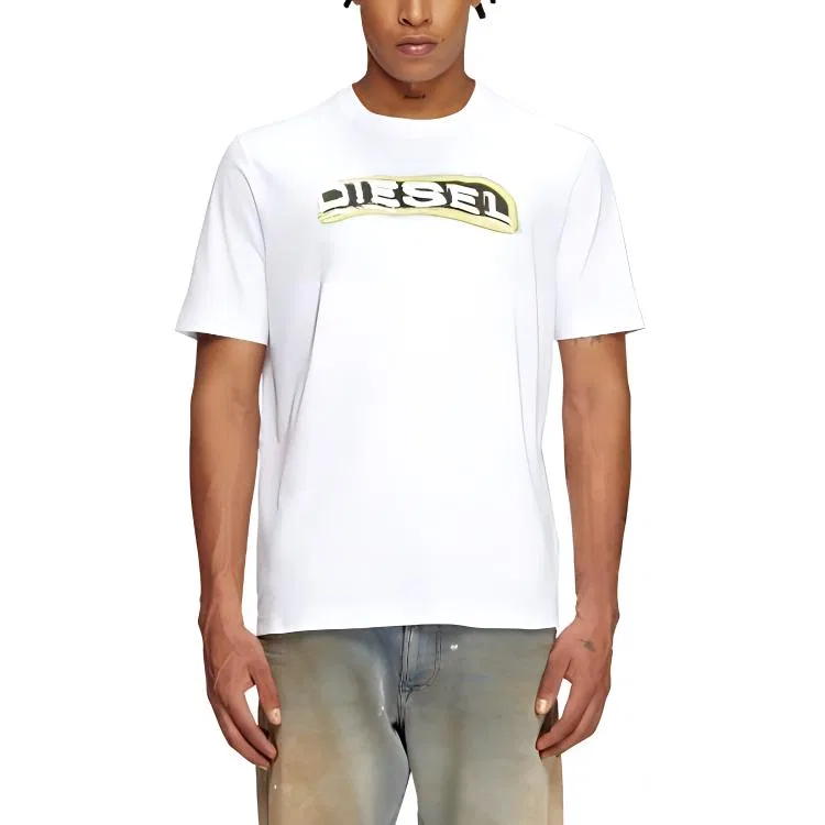Мужская футболка с круглым вырезом T Adjust R4 DIESEL, White — фото 2