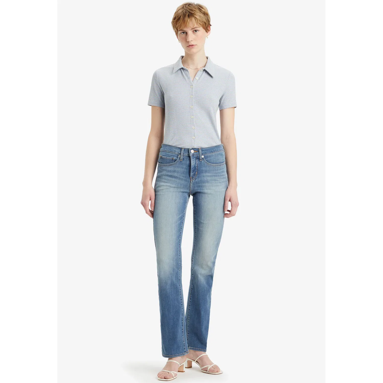 Женские джинсы bootcut shaping Levi's, Smudged Line