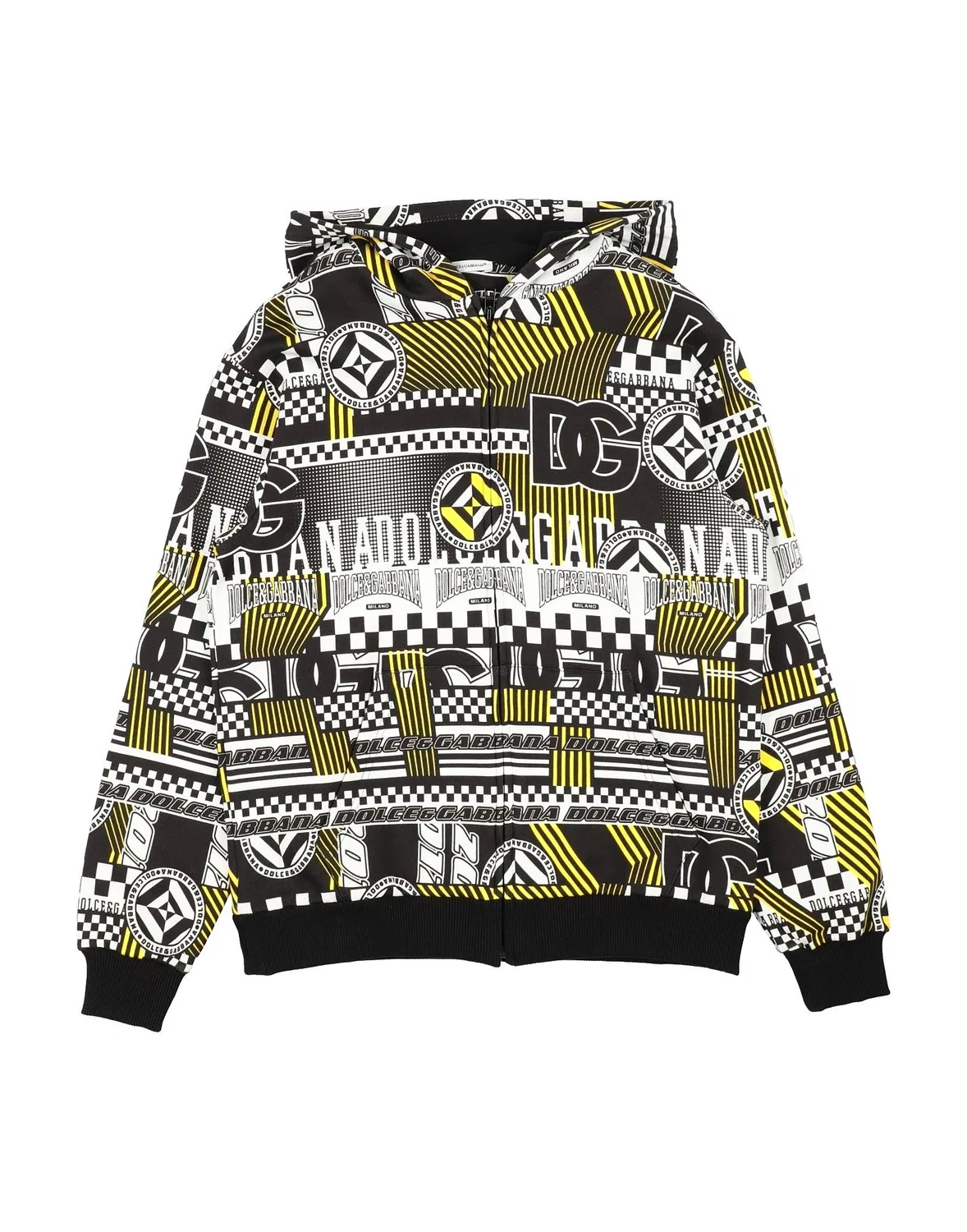 Детское худи с принтом Logo-Print Dolce&Gabbana, черный