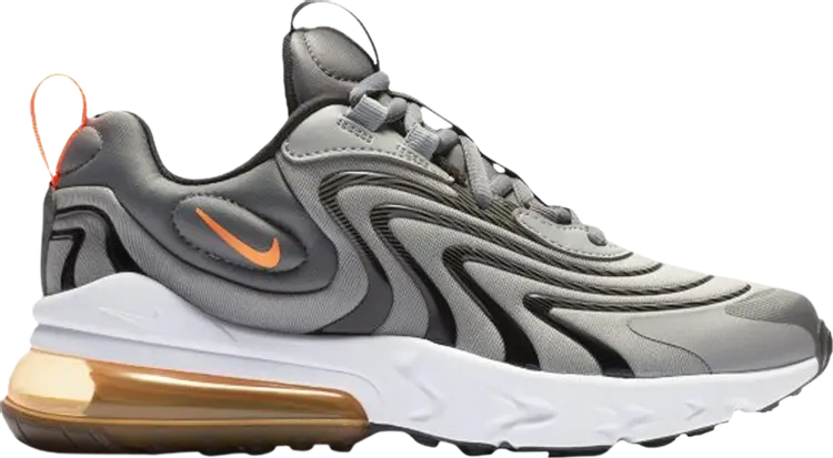 Кроссовки Nike Air Max 270 React ENG GS 'Iron Grey', серый — фото 2