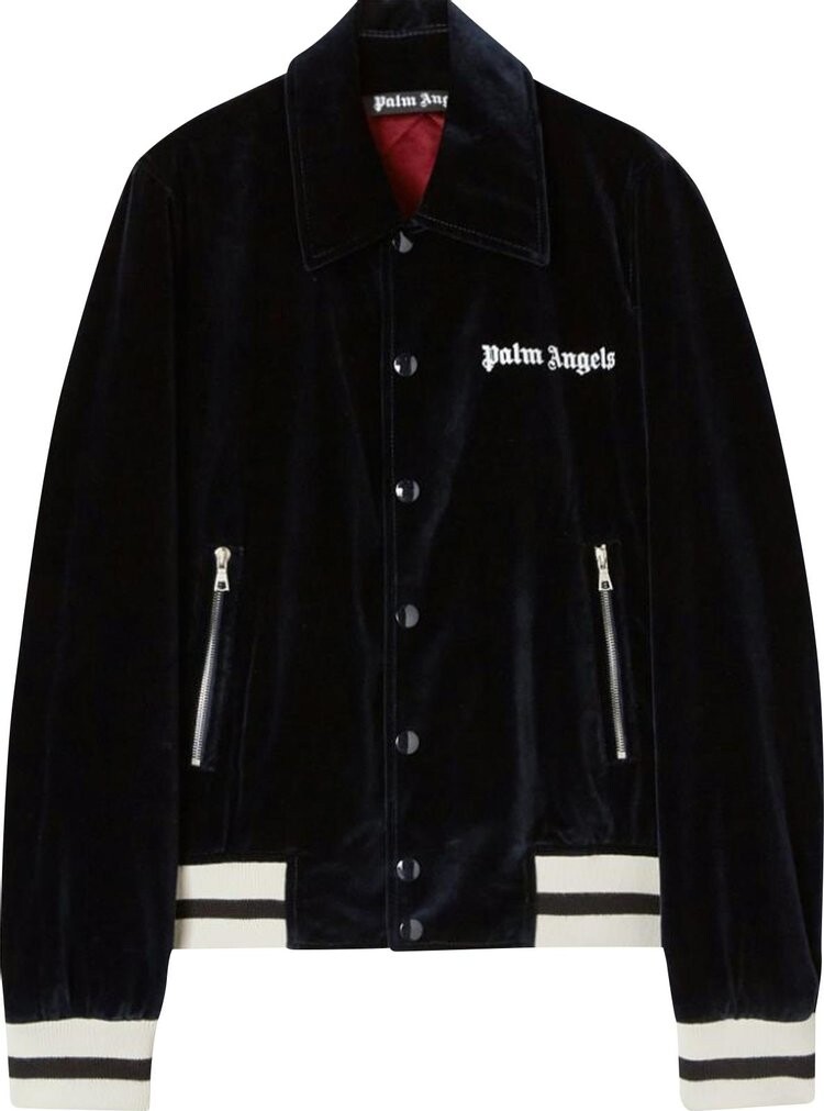 

Куртка Palm Angels Sunday Baseball Jacket 'Indigo/Off White', синий