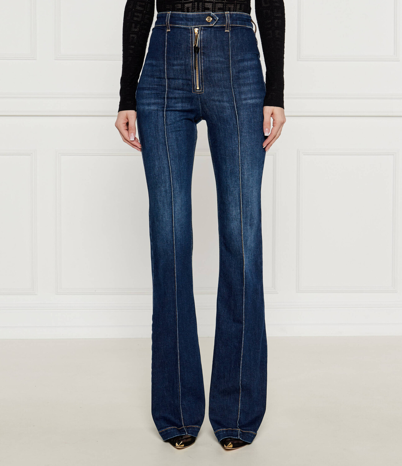 

Джинсы Elisabetta Franchi Slim Fit, синий