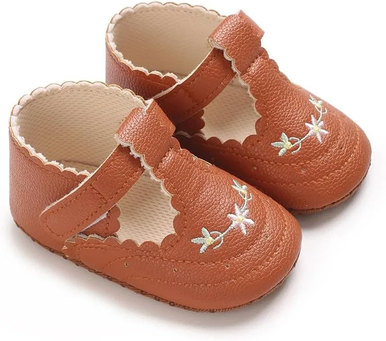 Детские туфли Мэри Джейн для девочек Purepips, Brown