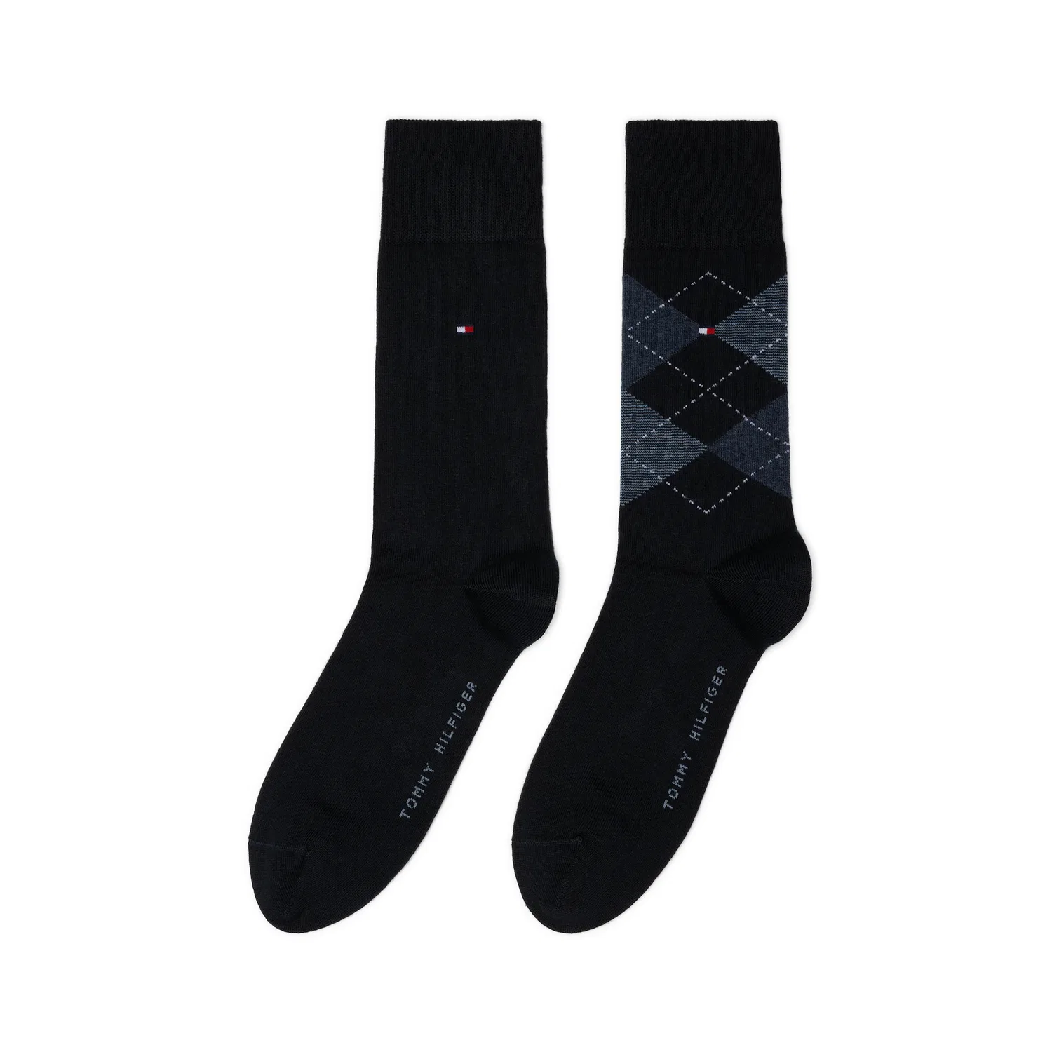 Мужские носки с классическим узором Argyle Tommy Hilfiger, Dark Navy — фото 2