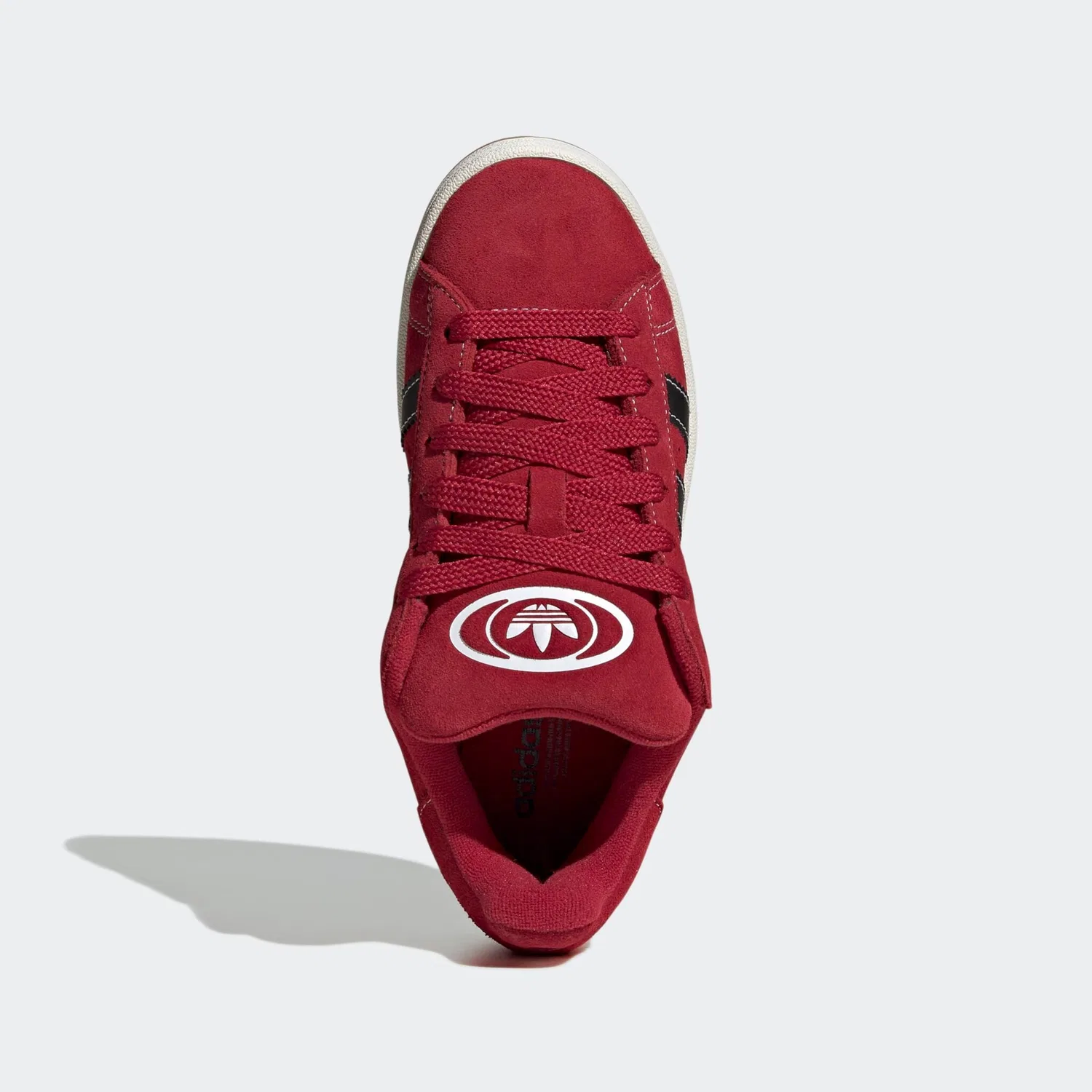 Детские кроссовки с ретро-дизайном Campus 00s Adidas Originals, Team Victory Red/Core Black/Off White — фото 4