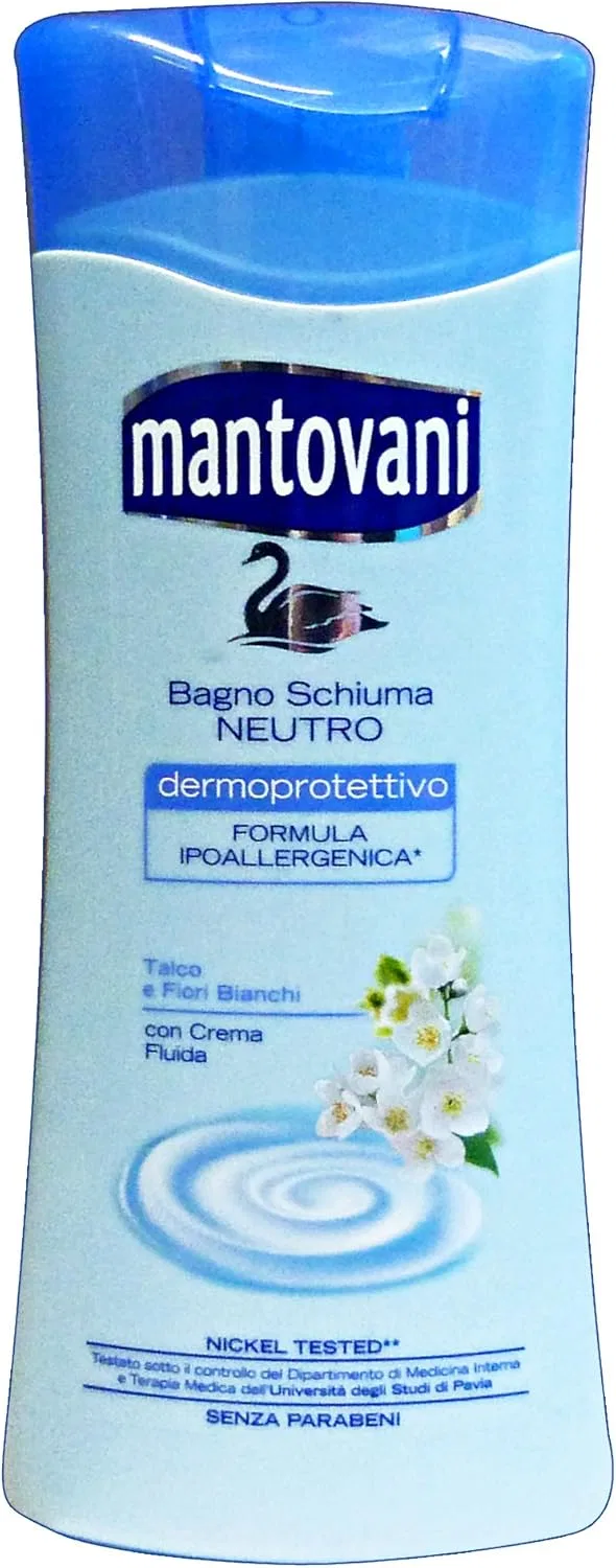 Пена для ванны Mantovani Talc & White Flowers, 400 мл