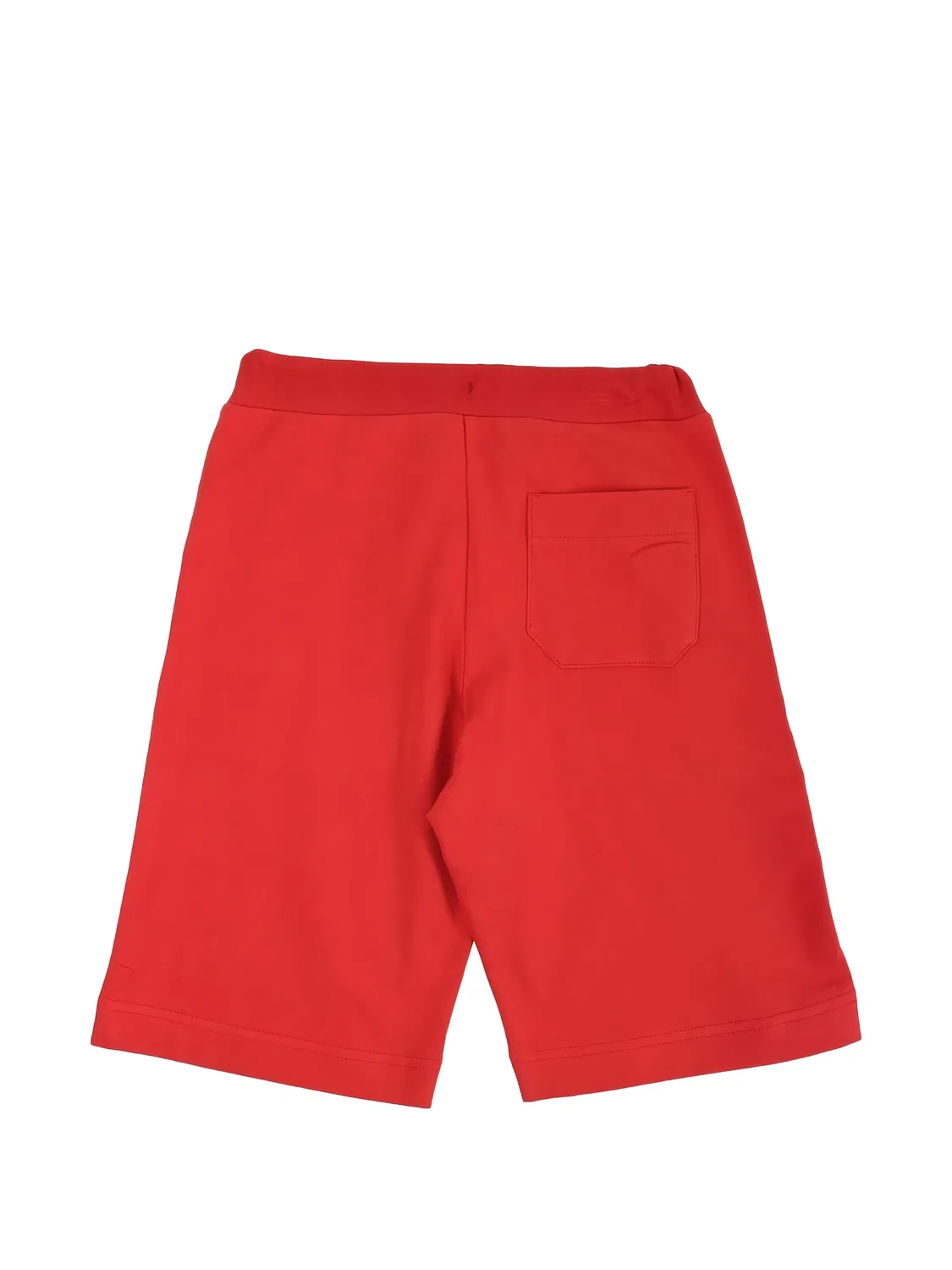 Шорты с кулиской и нашивкой-логотипом Lanvin Enfant, красный — фото 2