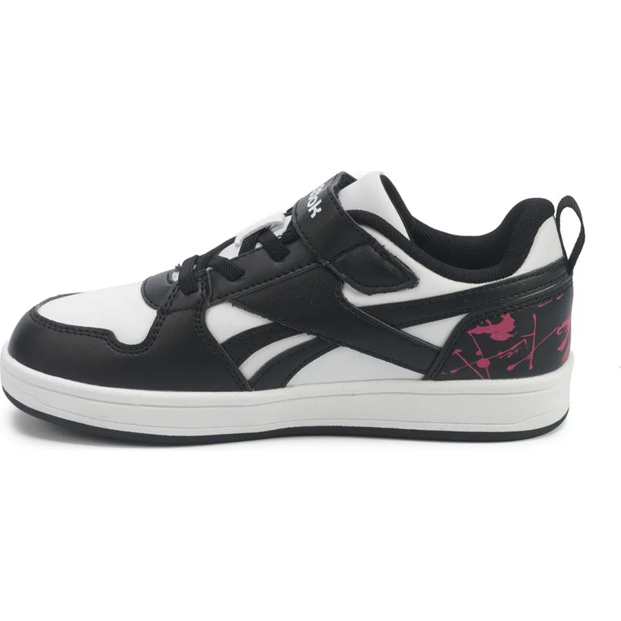 Кроссовки детские с шнуровкой Asero Lite Kds Reebok, Бело-черно-красный — фото 3
