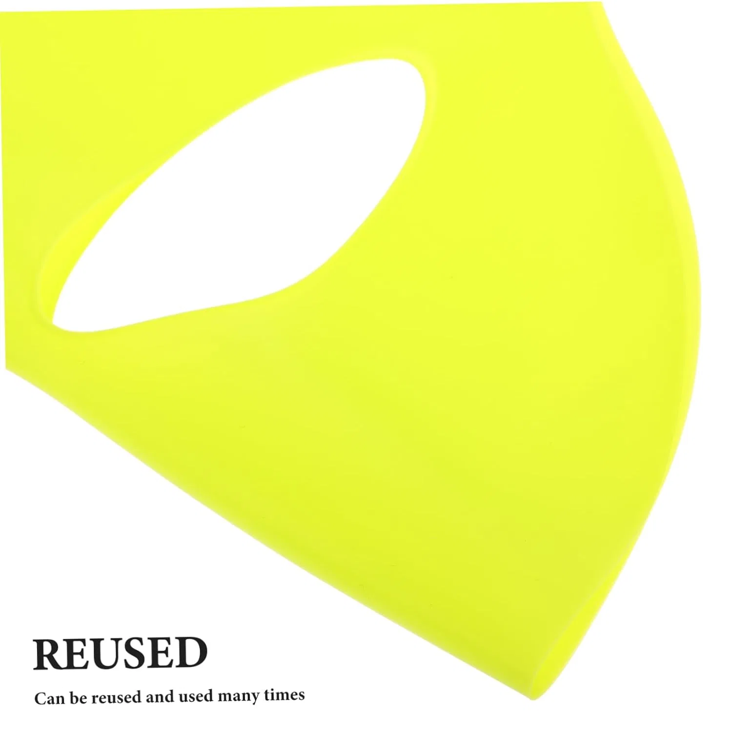 Маска для лица Silicone Face Mask Cover, OUNONA, набор 5 шт, зеленый — фото 3