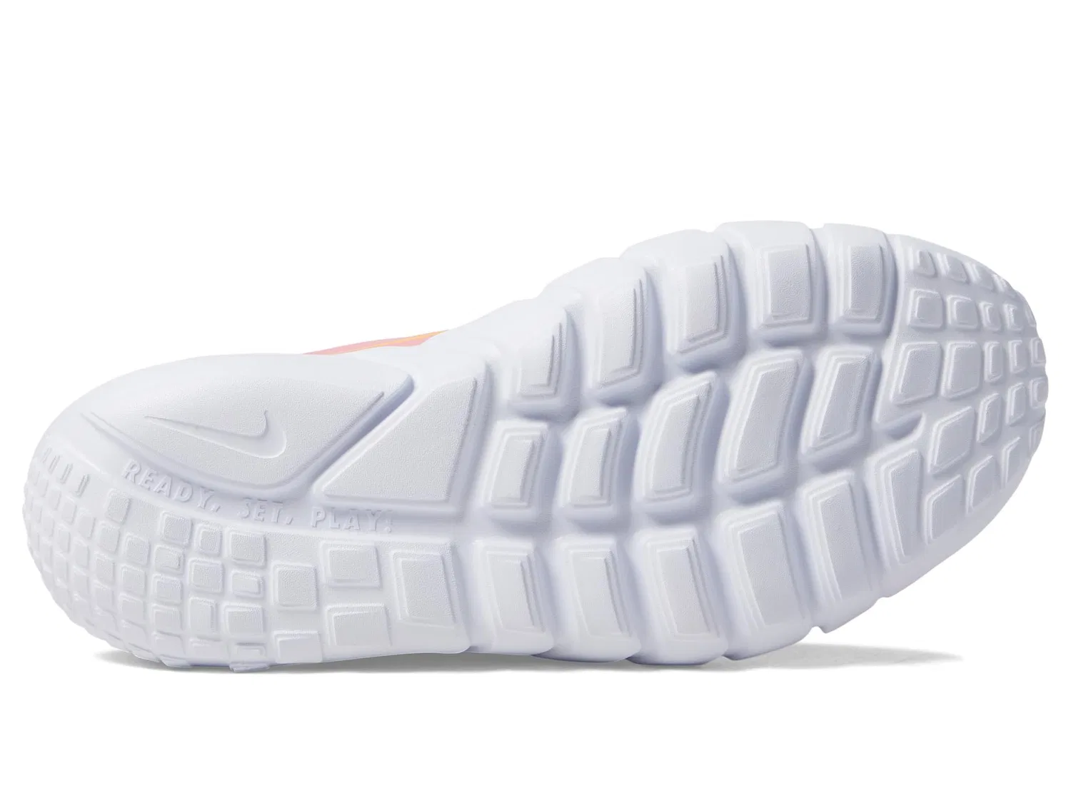 Детские кроссовки с эластичным верхом Flex Runner 2 NIKE, White Sea Coral Cedar Pulse Chalk — фото 3