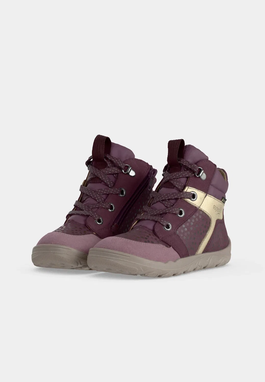 Ботинки Barefoot gore tex walderi унисекс на шнуровке Superfit, Rot — фото 3