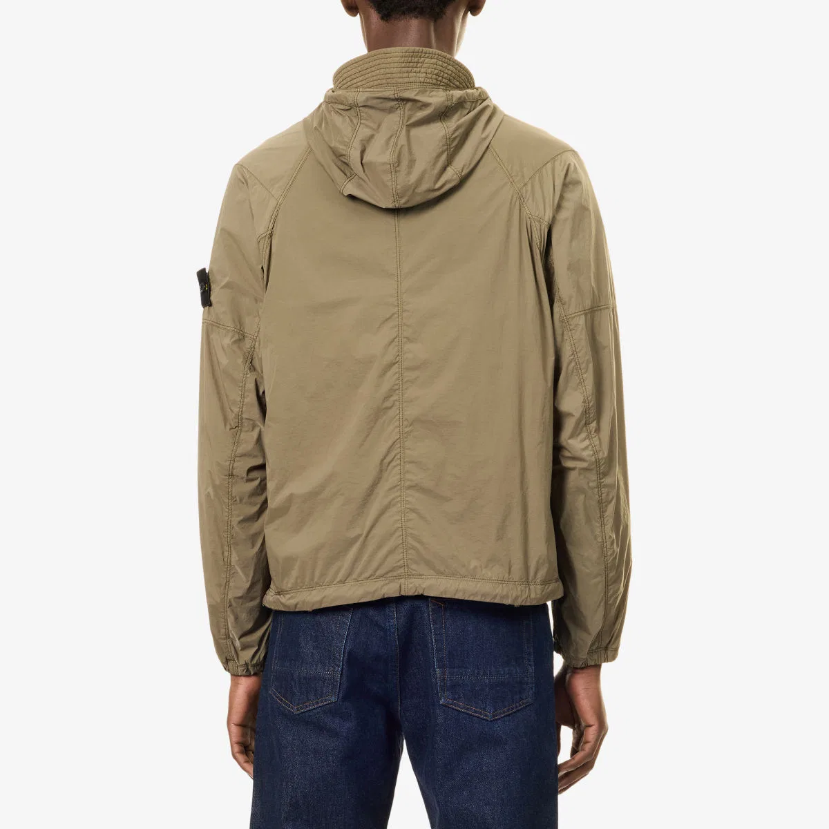 Сверхлегкая тканая куртка с капюшоном Stone Island, зеленый — фото 4