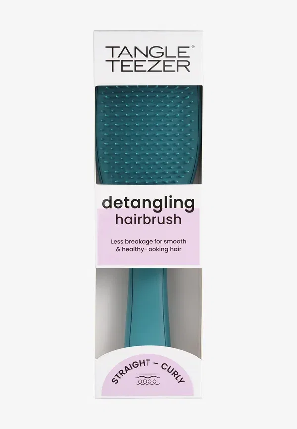 Расческа для волос пластик The Ultimate Detangler Tangle Teezer, blue-green, зеленый — фото 2