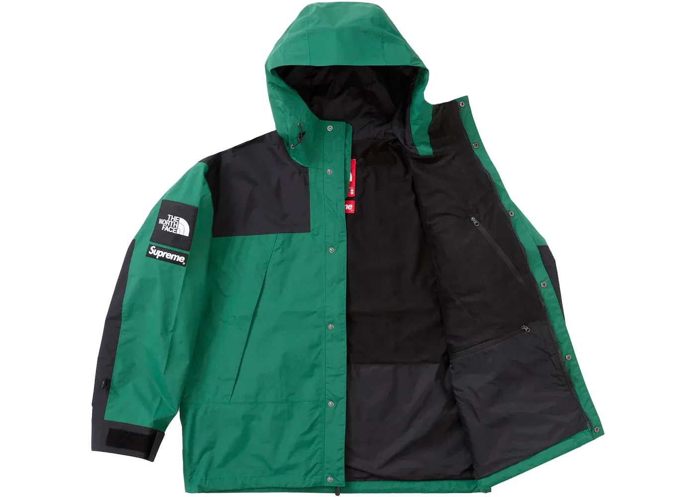Мужская куртка с водоотталкивающей отделкой Supreme The North Face, Green — фото 2