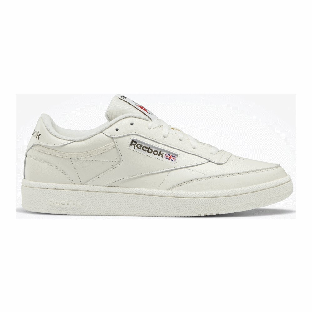 

Кроссовки Reebok Classic Club C 85 Unisex, chalk/chalk/army green