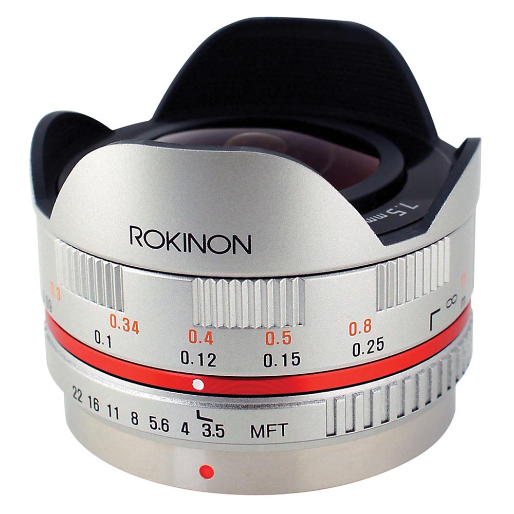 

Объектив Rokinon 7.5mm f/3.5 Ultra Wide-Angle Fisheye, Micro 4/3 Mount, серебристый