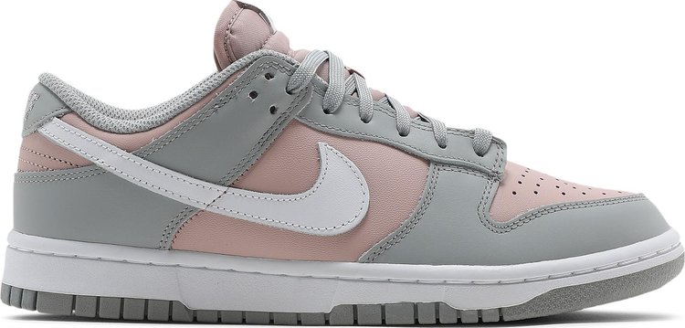 Кроссовки Nike Wmns Dunk Low 'Soft Grey Pink', серый - фото