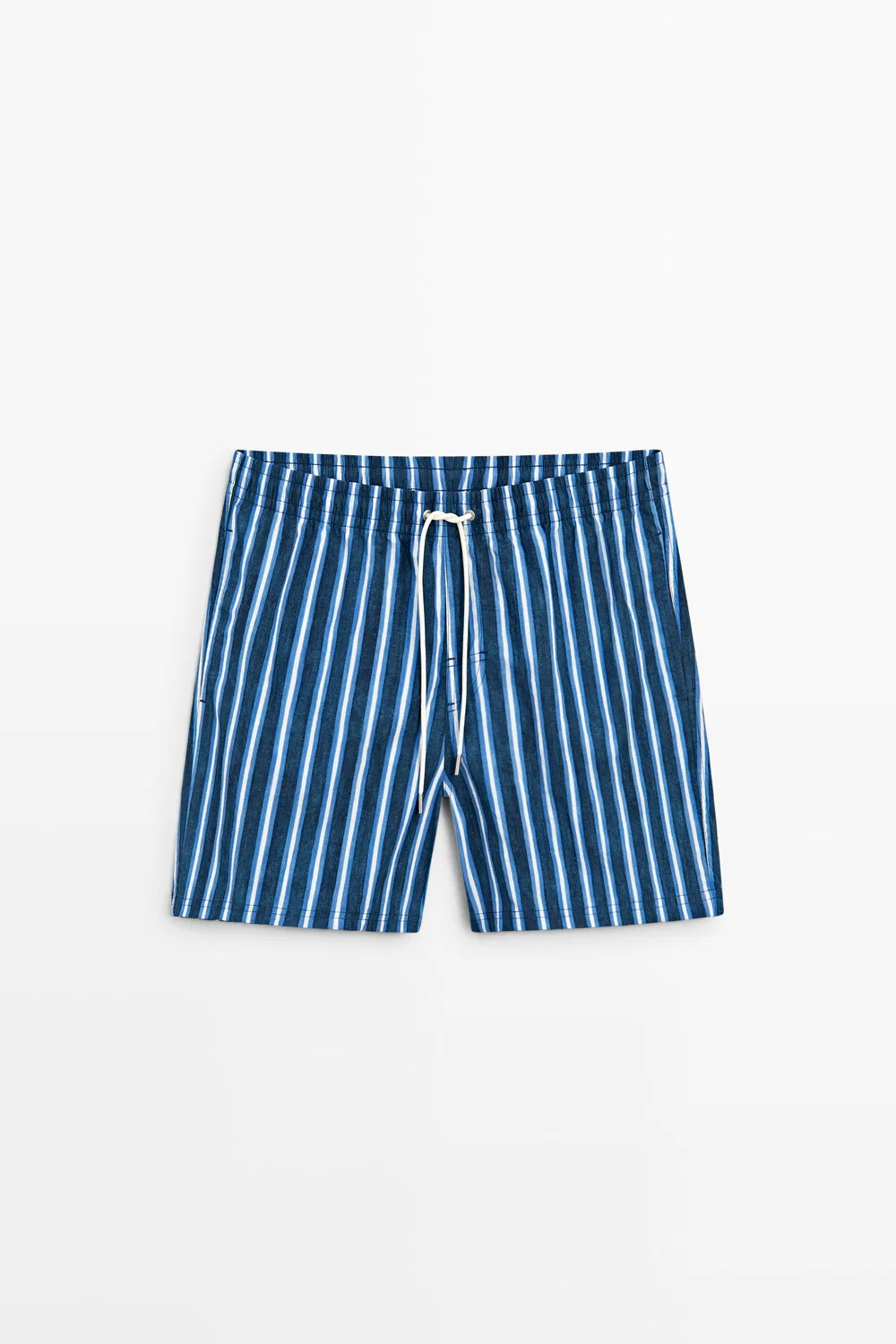 Плавки Massimo Dutti, полосатые, глубокий синий