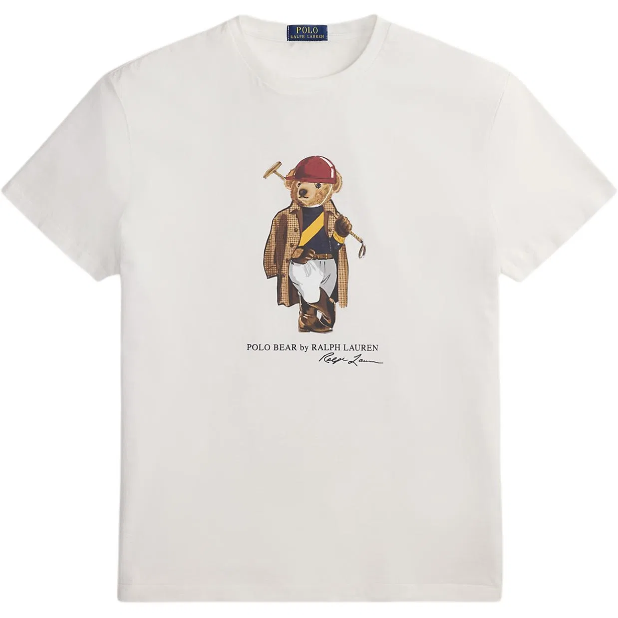 Футболка с принтом Polo Bear, Polo Ralph Lauren, White