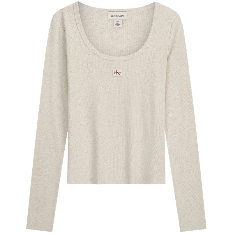 Женская футболка Calvin Klein, Misty Blue — фото 4