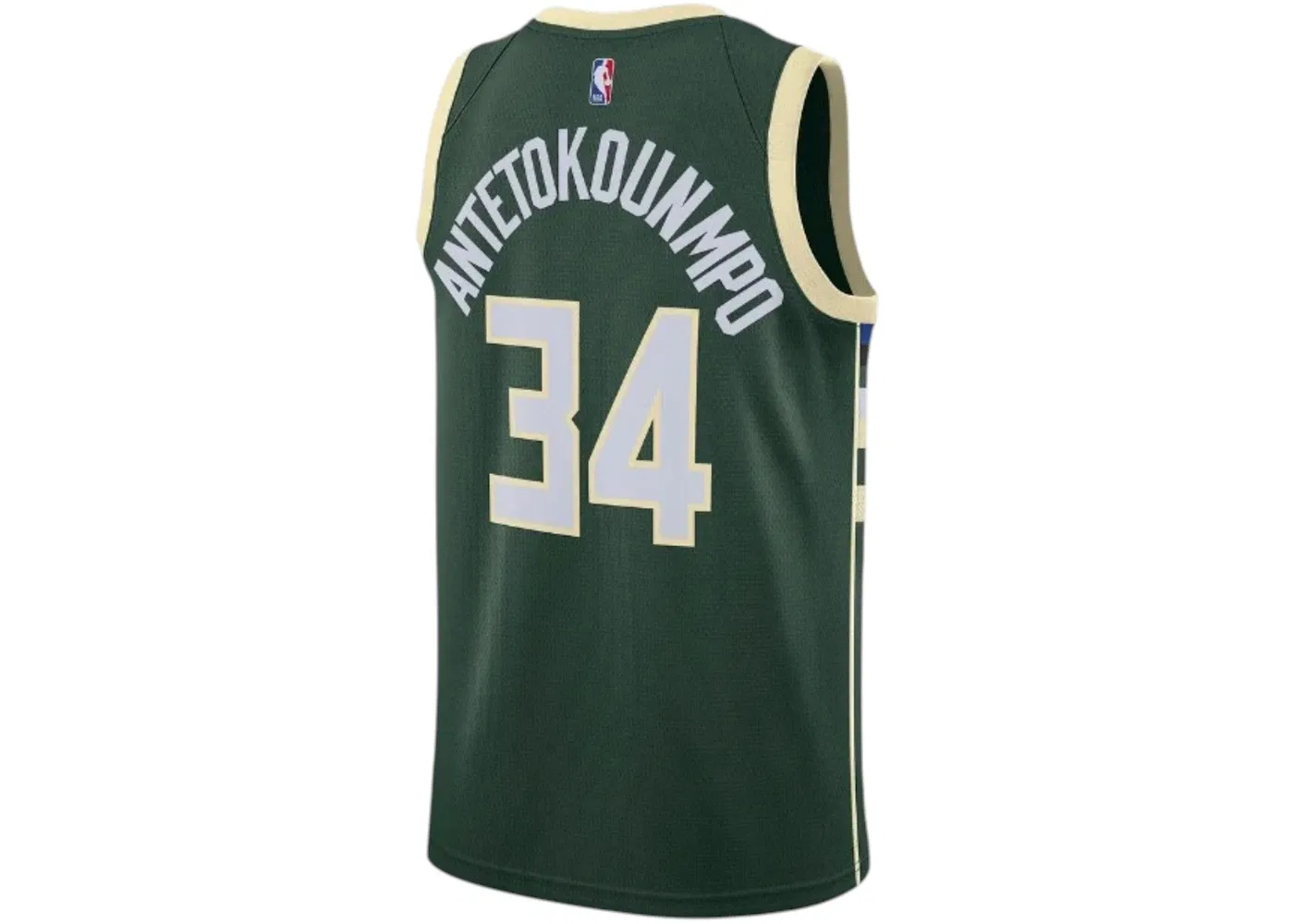 Мужская джерси Nike NBA Antetokounmpo Milwaukee Bucks Dri-FIT Icon Edition 22/23, Fir — фото 2
