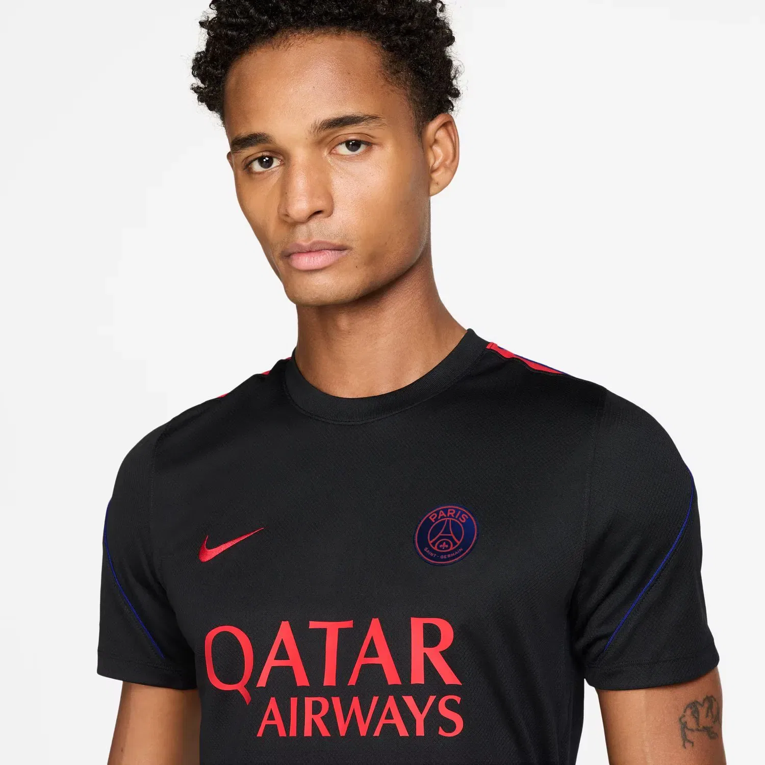 Мужская футболка с длинным рукавом PSG Paris Saint-Germain FC 2026-2027 Dri-FIT Strike Nike, Negro — фото 3