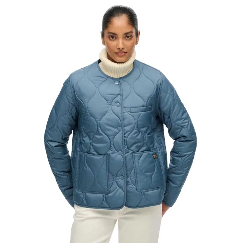 Куртка стеганая Quilted Lite Liner Superdry, синий