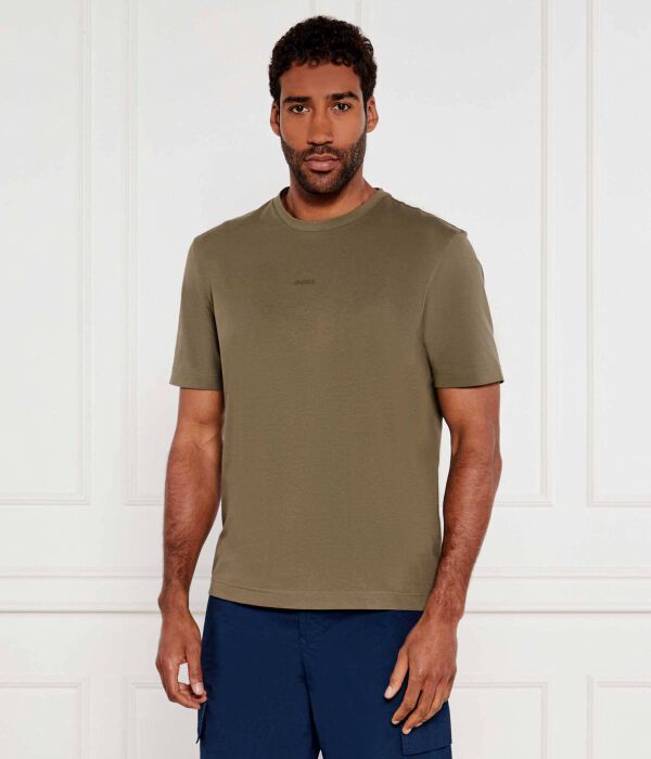 

Футболка тчуп Relaxed fit Boss Orange, хаки