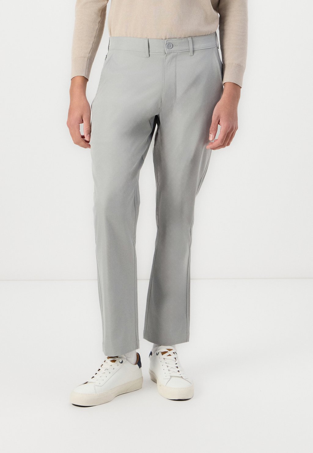 

Брюки A&F Go-To Athletic Fit Pant Abercrombie & Fitch, светло-серый