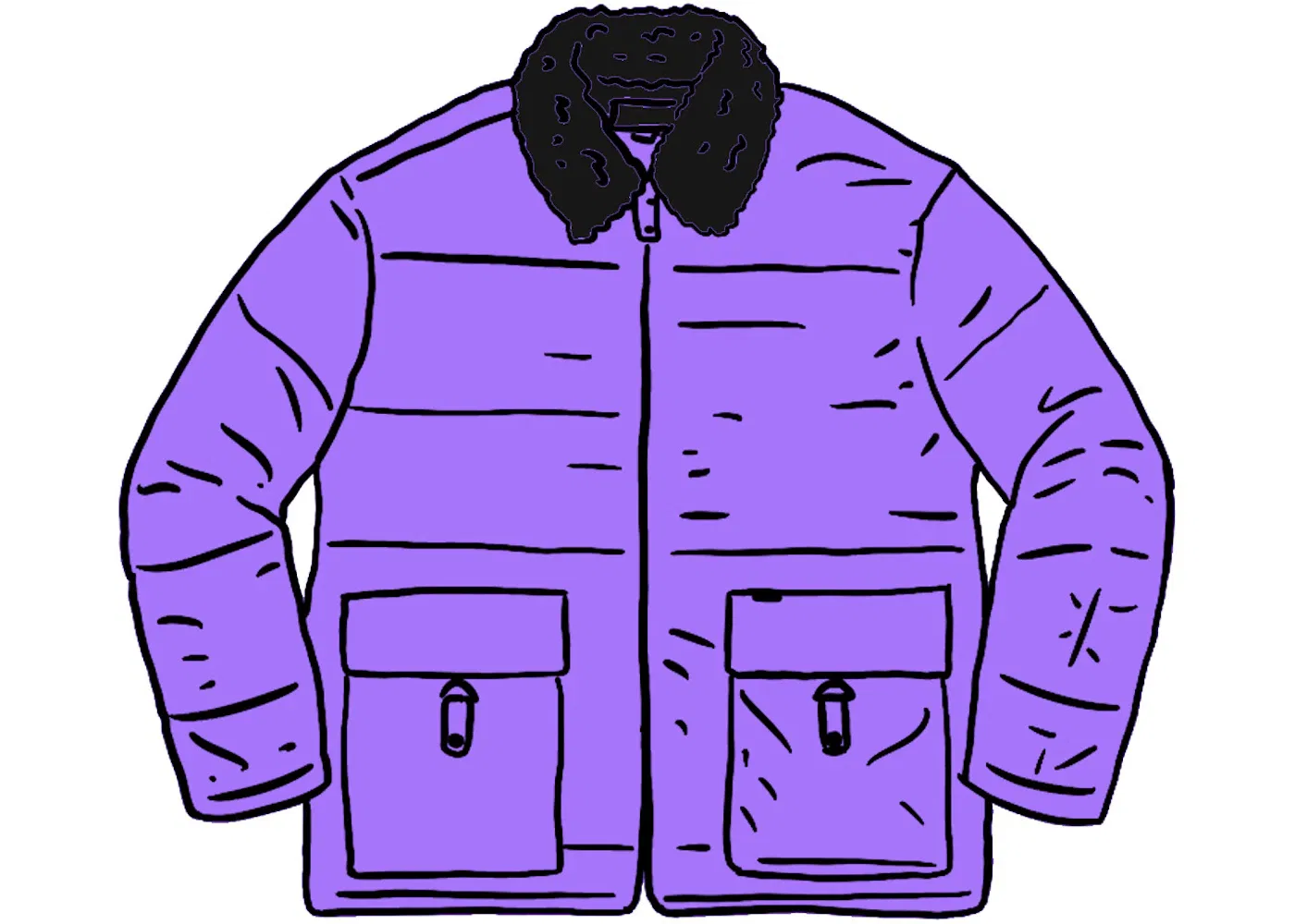 Мужская куртка стеганая с подкладкой Cordura Supreme Jacket, Purple