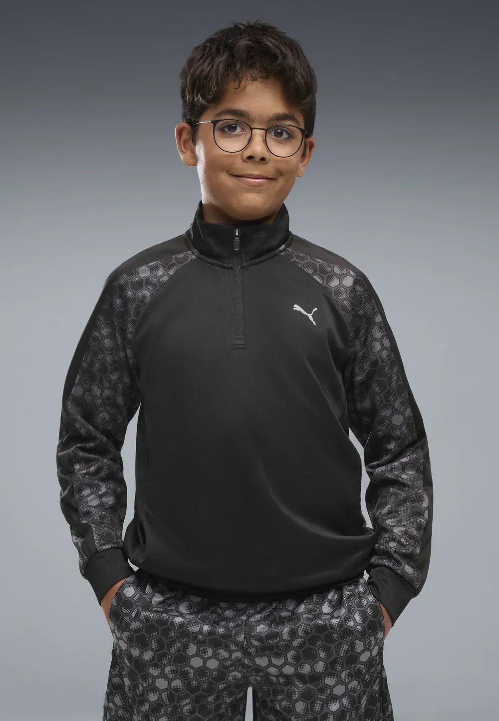 Толстовка, необходимая для тренировок на весь день Puma, Black