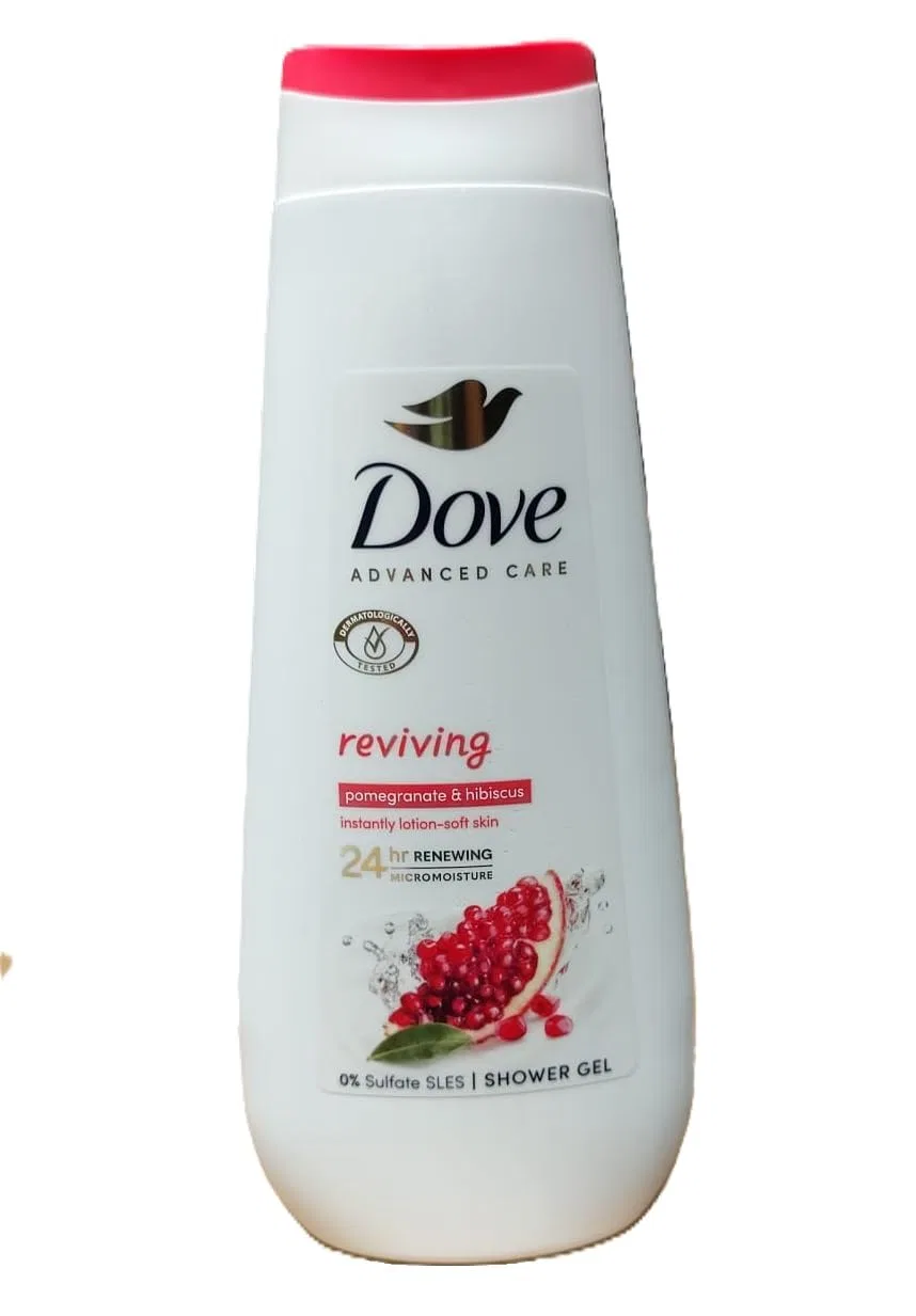 Гель для душа Advanced Care Reviving, Dove, набор 6 шт., 400 мл, Granatapfel