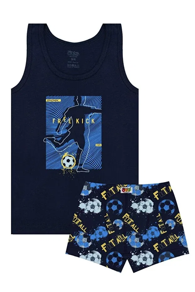 Детское нижнее белье для мальчиков хлопковое комплект Öts, Navy Blue