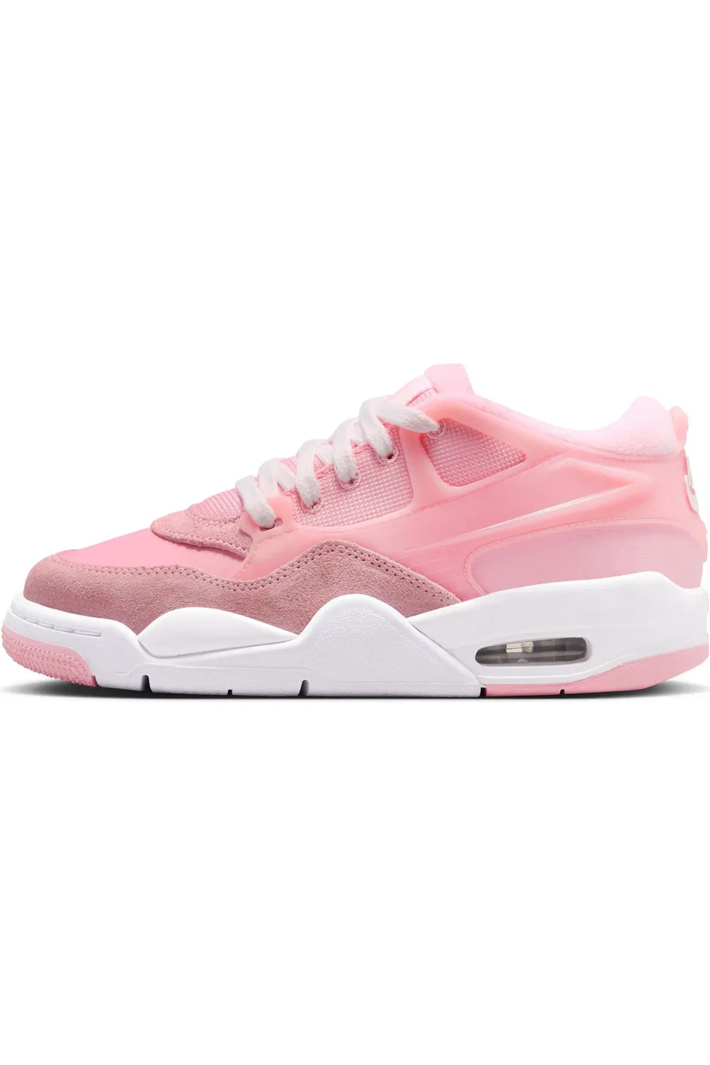Детские кроссовки на платформе Air Jordan 4 RM Jordan, Soft Pink/White/Pearl Pink — фото 2