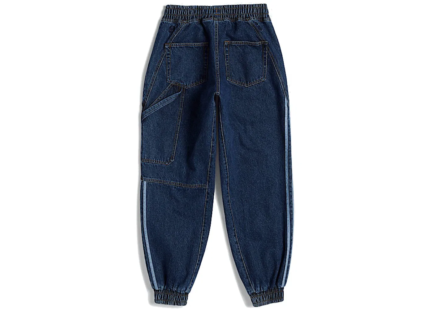 Унисекс спортивные брюки джинсовые Track Pants Adidas, Dark Denim — фото 2